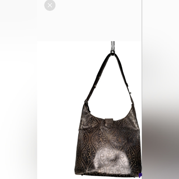 Brahmin Embossed Leather Convertible Bag Purse - Picture 2 of 13